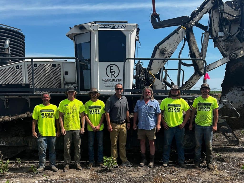 The team at East River Land Improvement in South Dakota and surrounding areas.