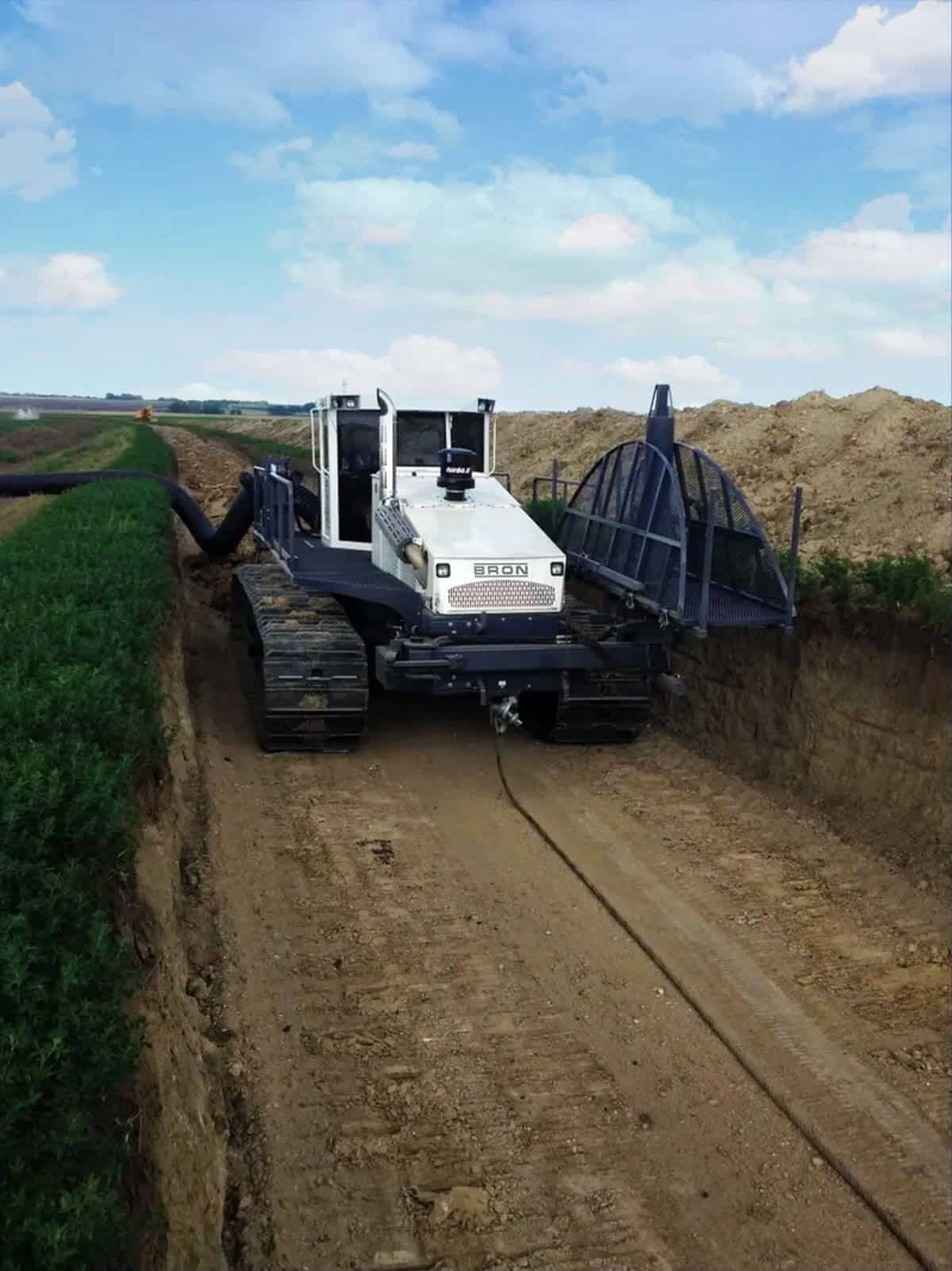 Field drainage systems designed for land to stay productive and healthy by East River Land Improvement in South Dakota and surrounding areas.